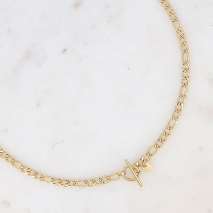 Collier - maille figaro et fermoir cabillot