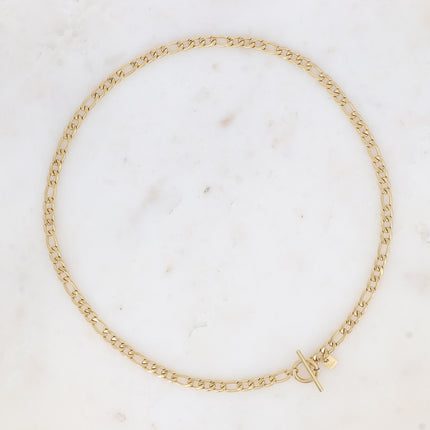 Collier - maille figaro et fermoir cabillot