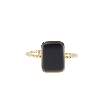 Ezekiel Ring - natural stone