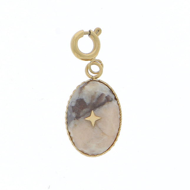 Charm Castille Petit - pierre naturelle et étoile