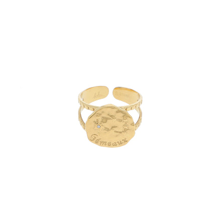 Bague Astro effet martelé