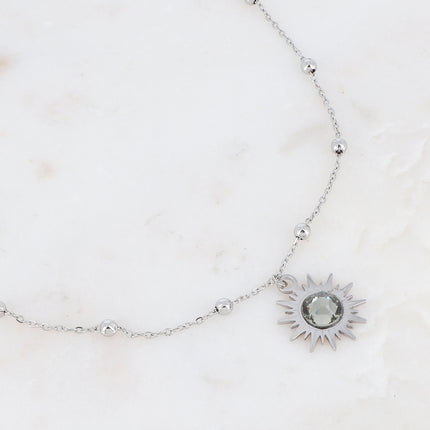 Collier Siloané - soleil et cristaux Swarovski®