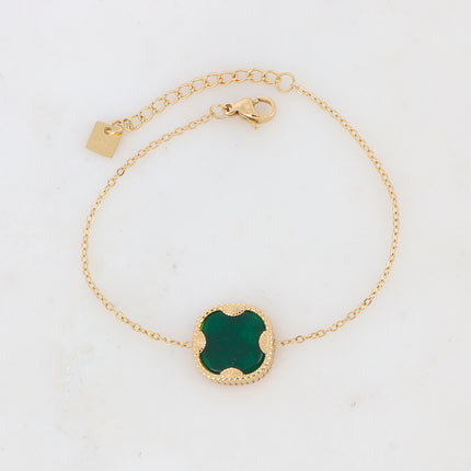 Bracelet Lloyd - pierre naturelle carrée