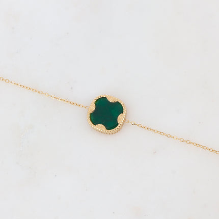 Bracelet Lloyd - pierre naturelle carrée