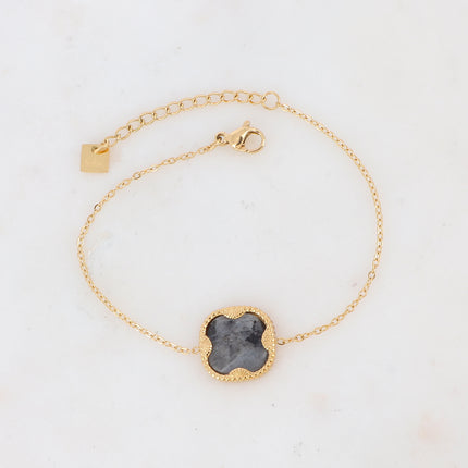 Bracelet Lloyd - pierre naturelle carrée