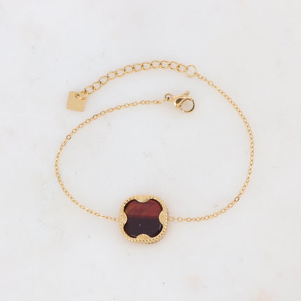 Bracelet Lloyd - pierre naturelle carrée