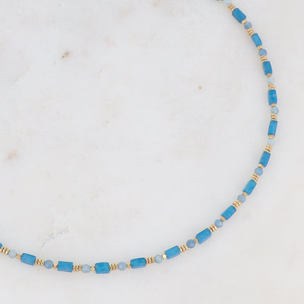 Collier Carlota avec pierres naturelles