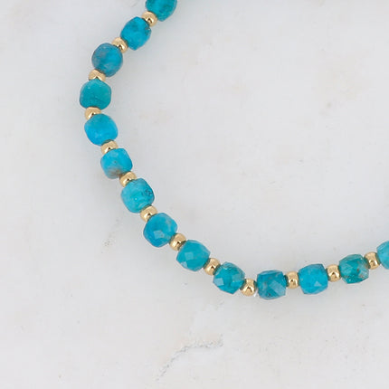 Bracelet Shania élastique avec pierres naturelles