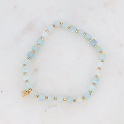 Bracelet Shania élastique avec pierres naturelles