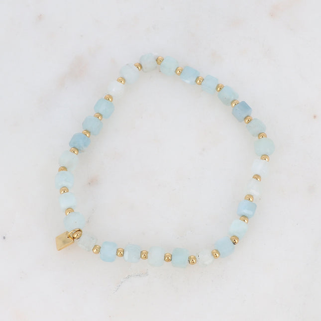 Bracelet Shania élastique avec pierres naturelles