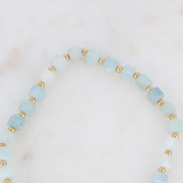 Bracelet Shania élastique avec pierres naturelles