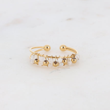 Bague Seth - petites pierres naturelles