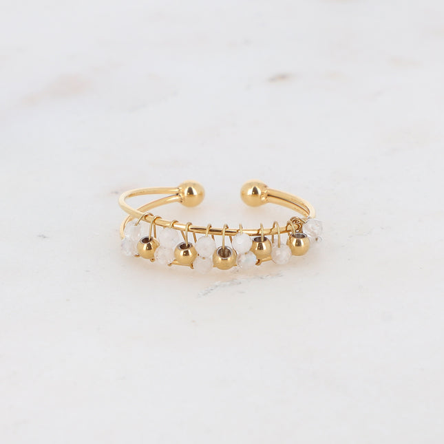 Bague Seth - petites pierres naturelles