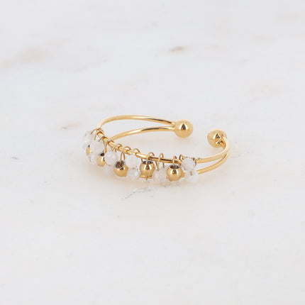 Bague Seth - petites pierres naturelles