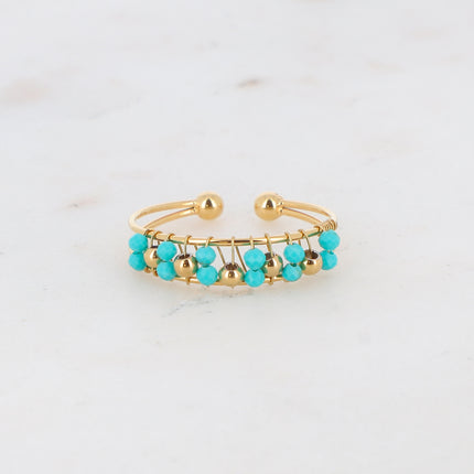 Bague Seth - petites pierres naturelles