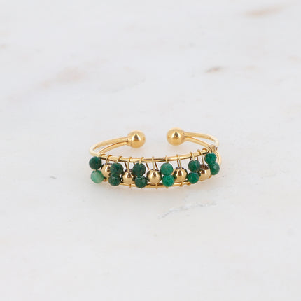 Bague Seth - petites pierres naturelles