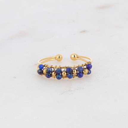 Bague Seth - petites pierres naturelles