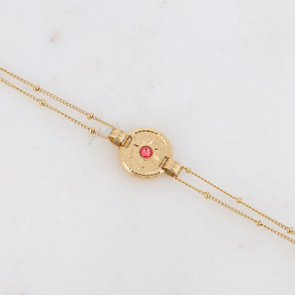 Calandra Bracelet - Star Medallion and Zirconium