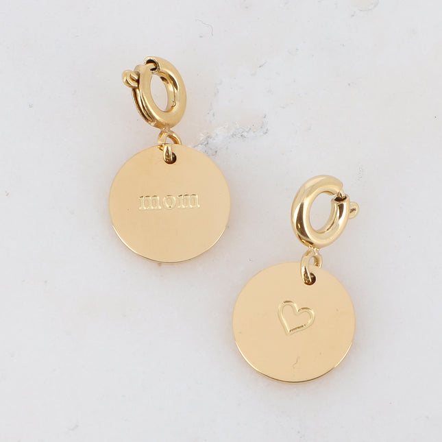 Charm Moma - pampille mom et coeur
