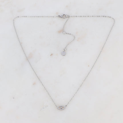 Collier Oulila - un petit oeil serti de zirconiums
