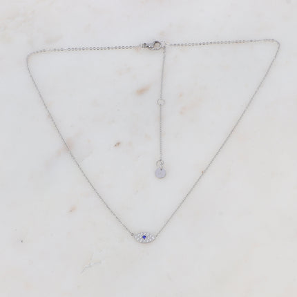 Collier Youlia - oeil serti d'oxydes de zirconiums