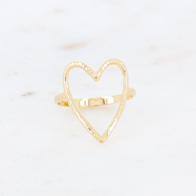 Bague Heavy - coeur ajouré
