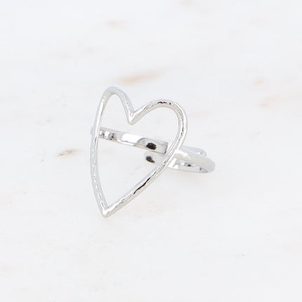 Bague Heavy - coeur ajouré