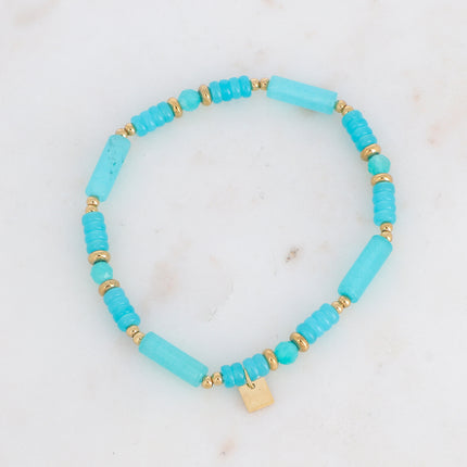 Bracelet Anema élastique avec pierre naturelle