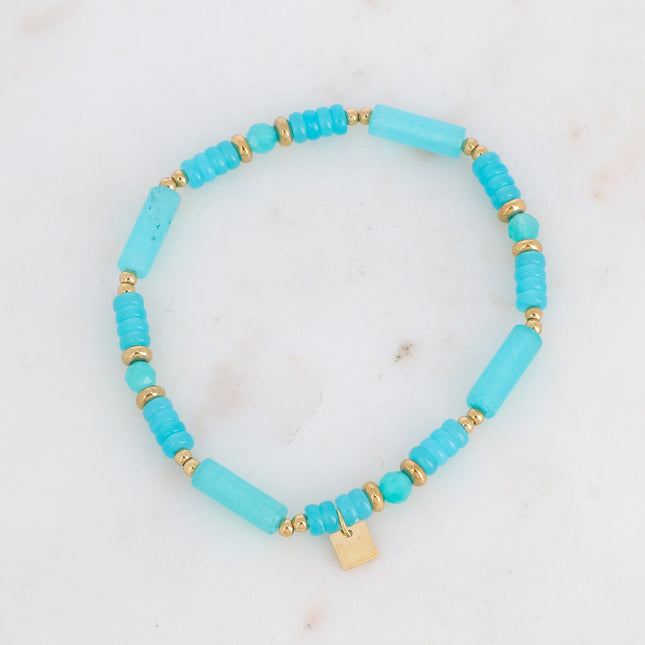 Bracelet Anema élastique avec pierre naturelle