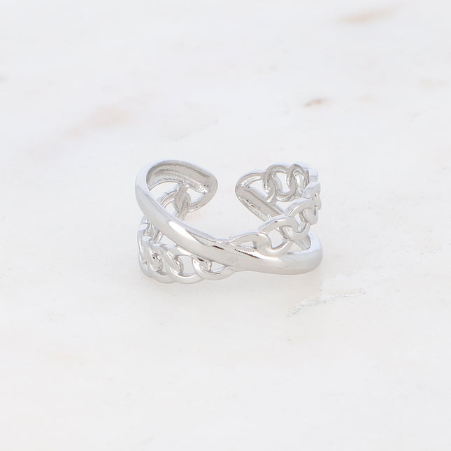 Maddox ring - smooth and mesh ring crossover