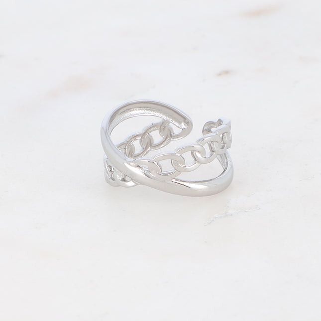 Maddox ring - smooth and mesh ring crossover