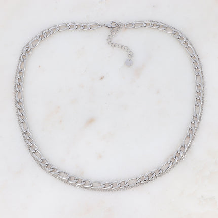 Collier Braiden - 2 rangs