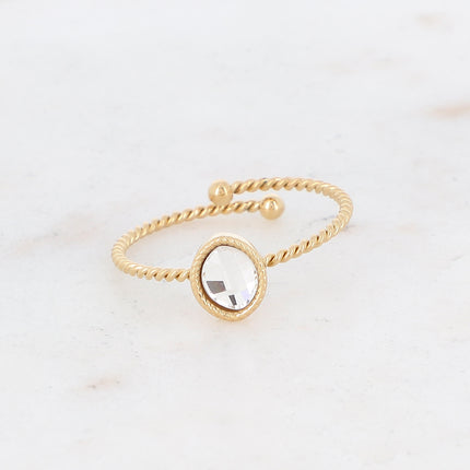 Bague Geyline - cristal oval Swarovski®