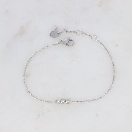 Bracelet Mizano - 3 oxydes de zirconium