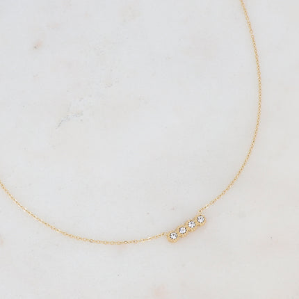Collier Bandi - 4 oxydes de zirconiums