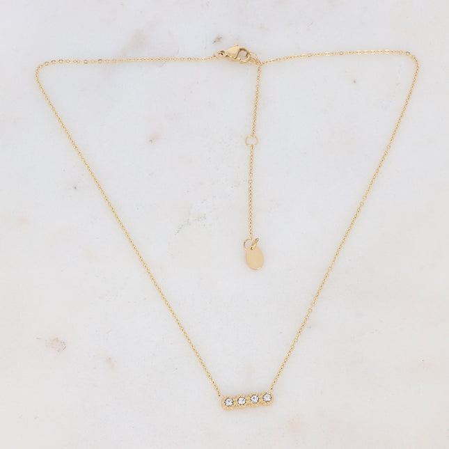 Collier Bandi - 4 oxydes de zirconiums
