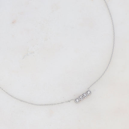 Collier Bandi - 4 oxydes de zirconiums