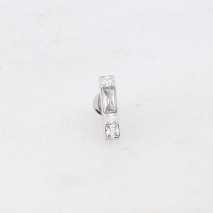 Piercing Honoré - barre et oxydes de zirconium
