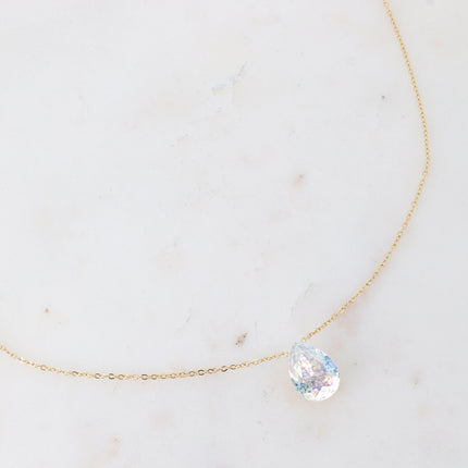 Collier Bertille - goutte et cristaux Swarovski®