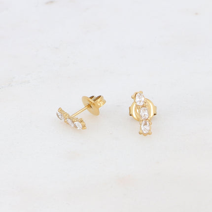 Boucles puces Erica - 3 oxydes de zirconium