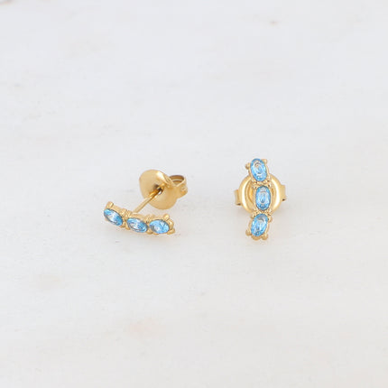 Boucles puces Erica - 3 oxydes de zirconium
