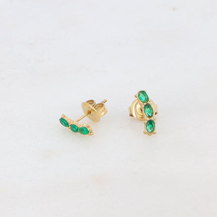 Boucles puces Erica - 3 oxydes de zirconium