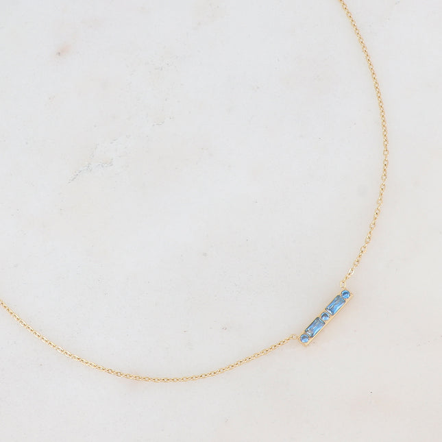 Collier Honoré - barre et oxydes de zirconium