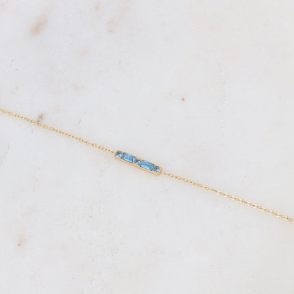 Bracelet Honoré - barre et oxydes de zirconium