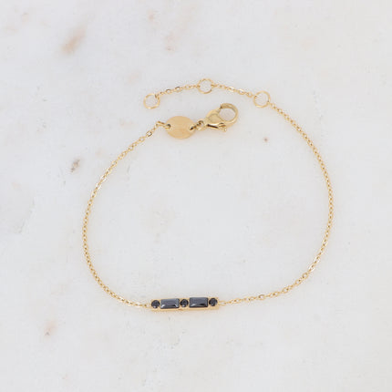 Bracelet Honoré - barre et oxydes de zirconium