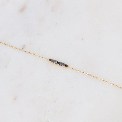 Bracelet Honoré - barre et oxydes de zirconium