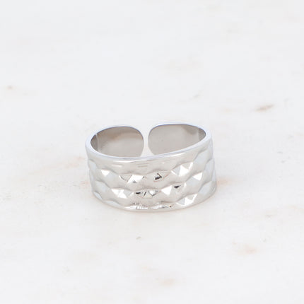 Bague Esma - graphique effet matelassé