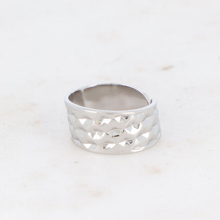 Bague Esma - graphique effet matelassé