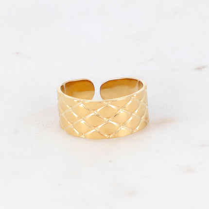 Bague Selma - effet matelassé