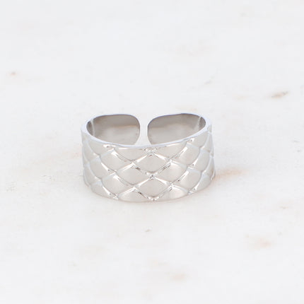 Bague Selma - effet matelassé